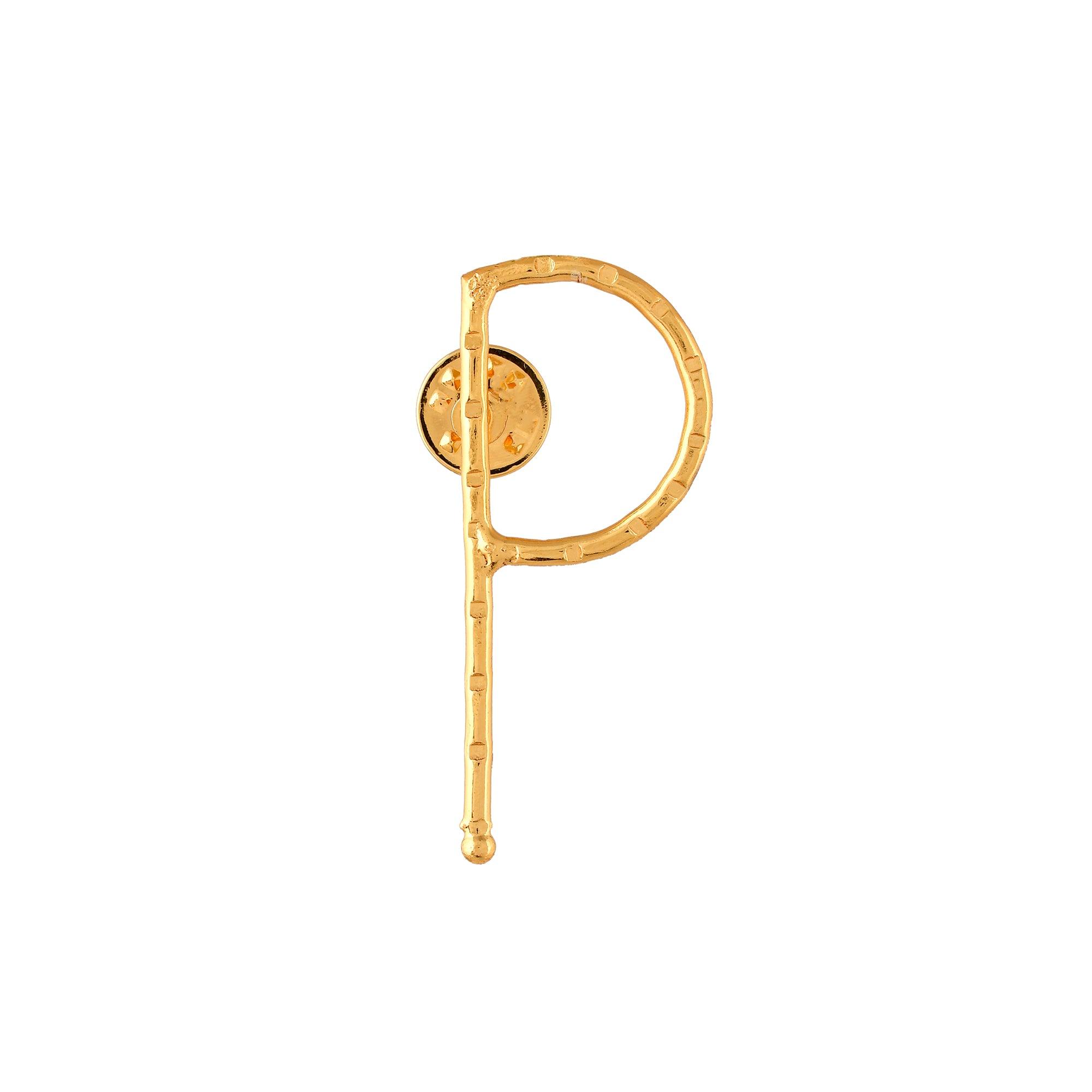 P Blazer Pin - Zuriijewels