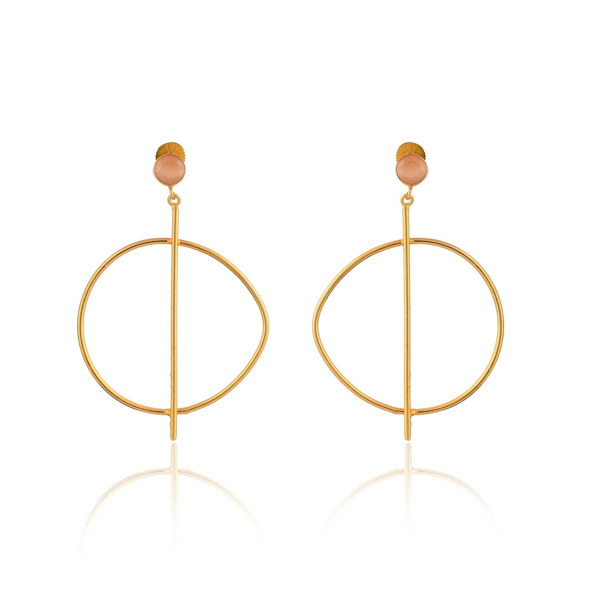 Glided Glamour Earrings - Zuriijewels