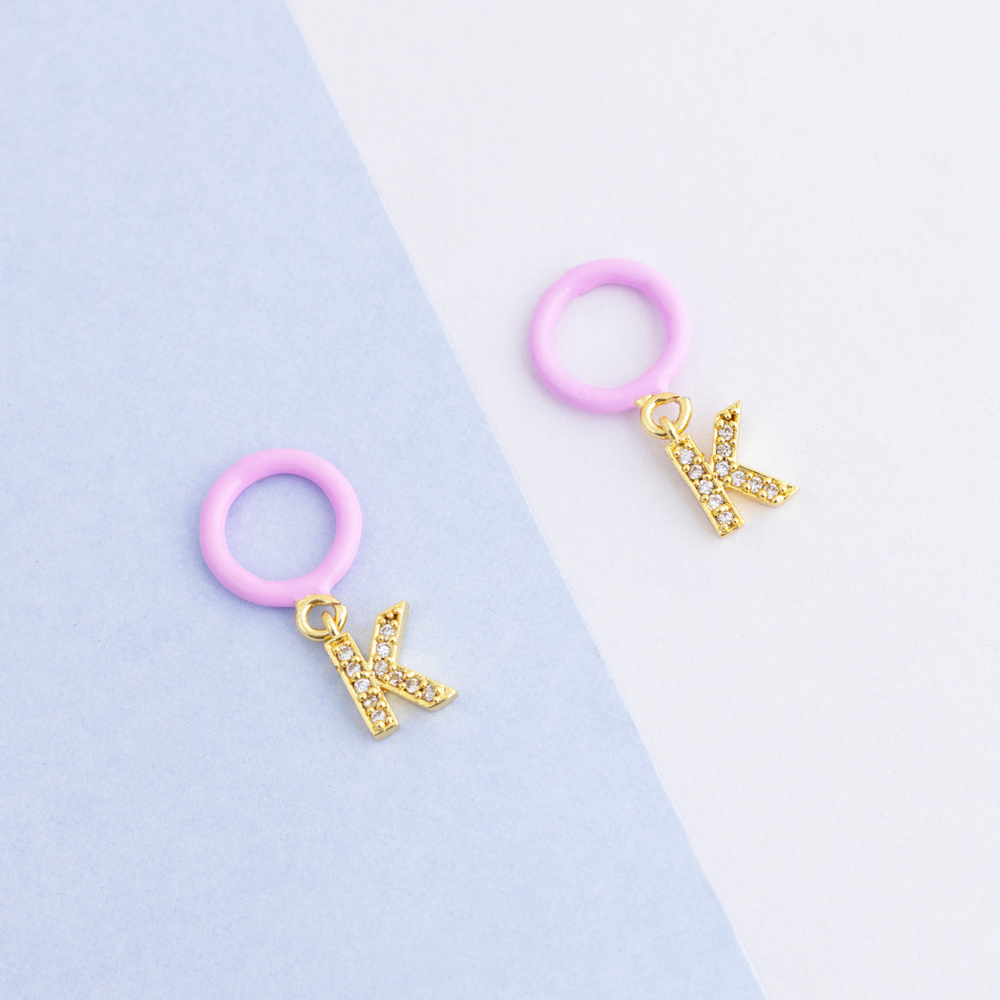 K Enamel Earring