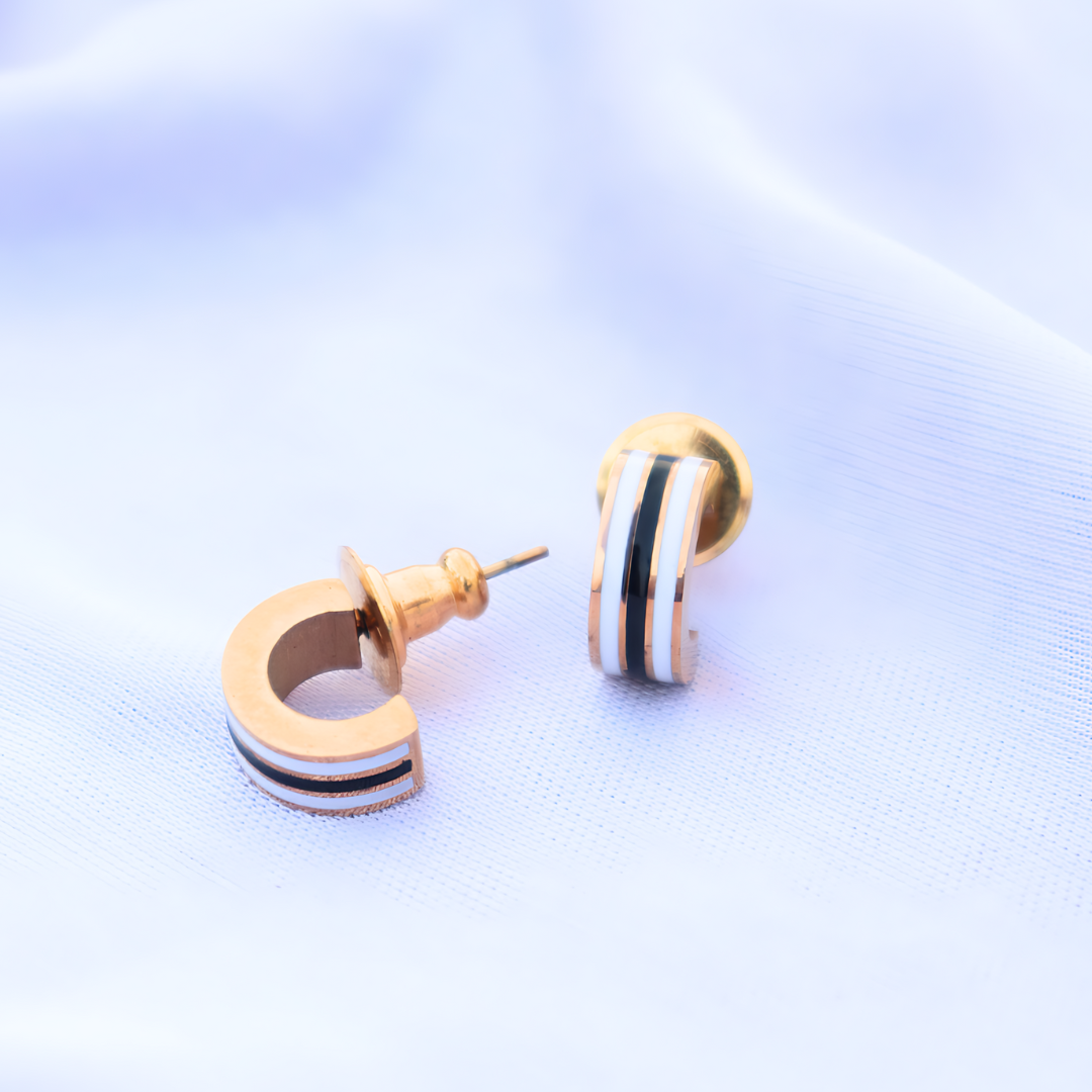 HALF ROUND ENAMEL STUDS