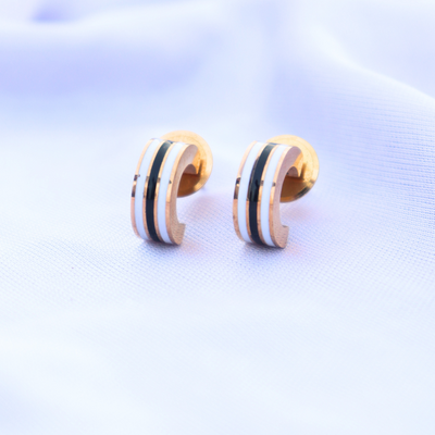 HALF ROUND ENAMEL STUDS