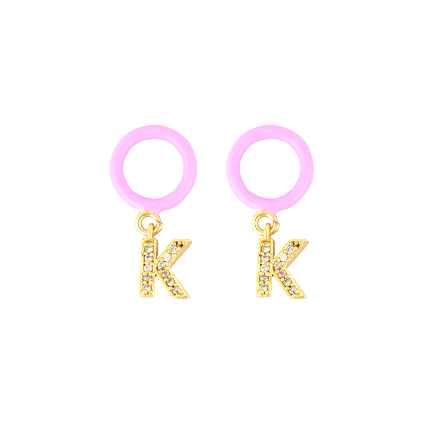 K Enamel Earring