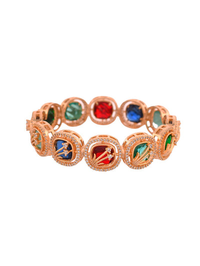 Multicolor Stone C.Z Bangle