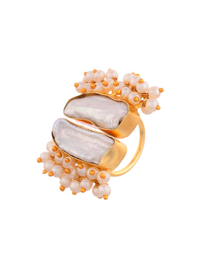 Two Way Viva Pearl Ring