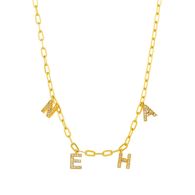Four Letter Name String - Zuriijewels
