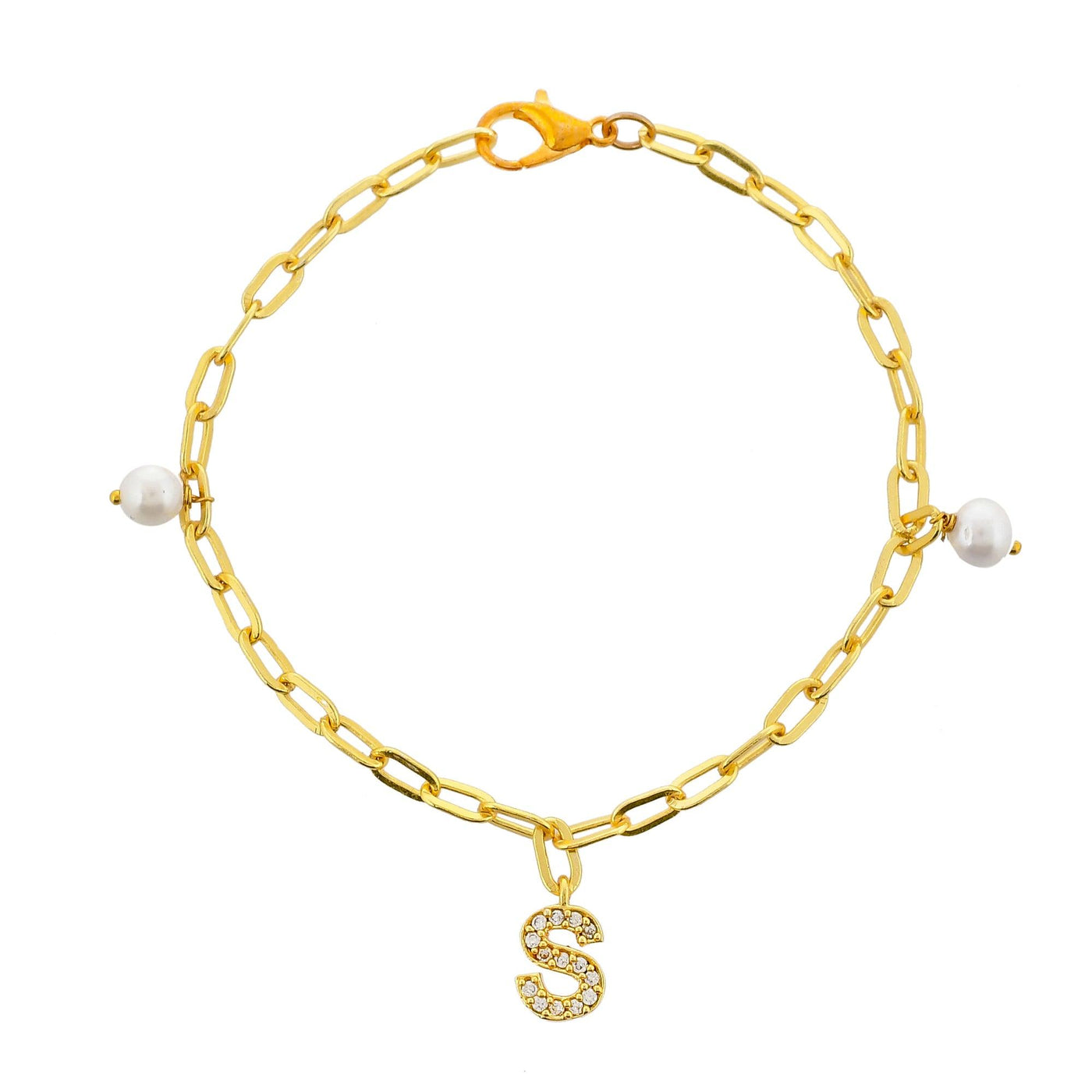 S Tennis AD Bracelet - Zuriijewels