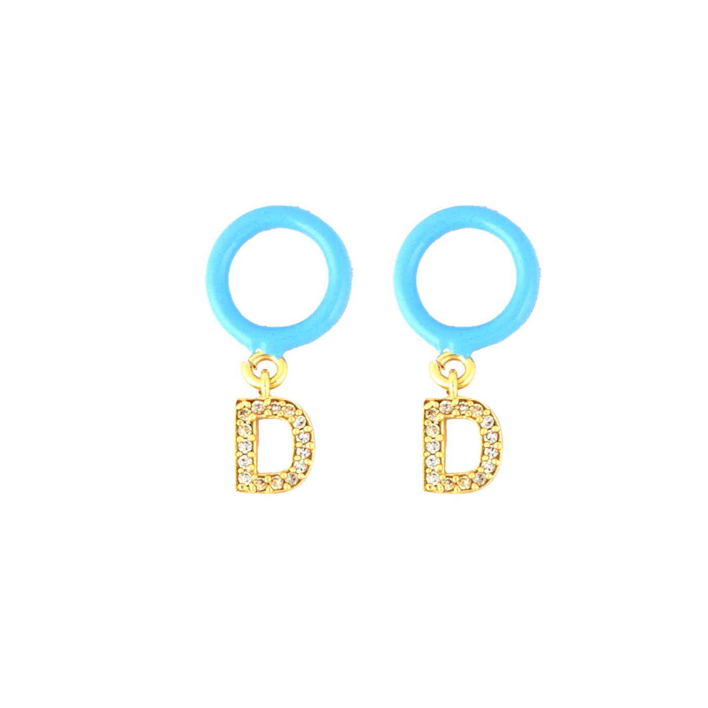 D Enamel Earring