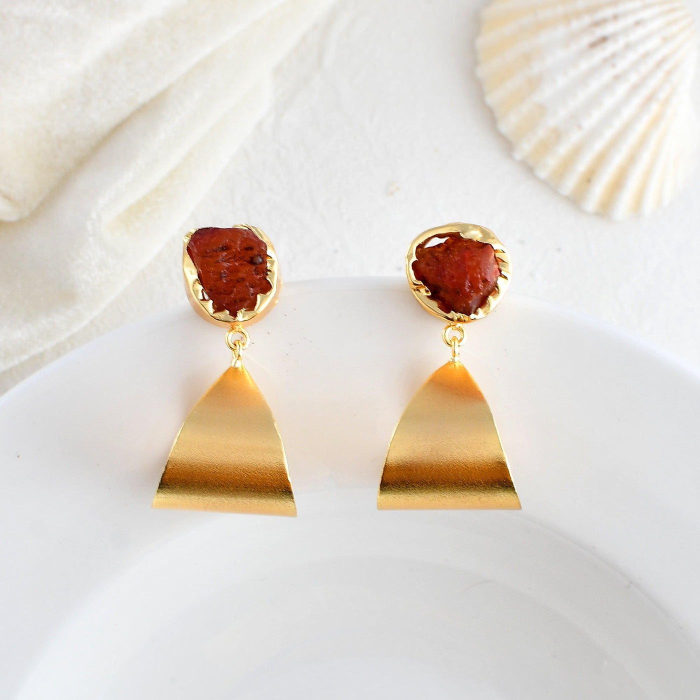 Rough Potli Earrings - Zuriijewels