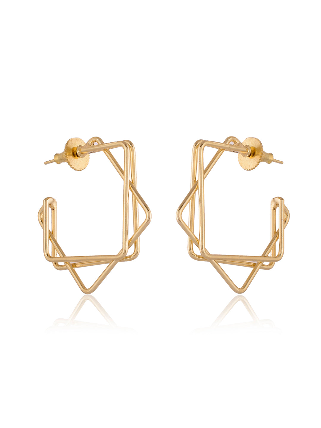 Square in Square Earring