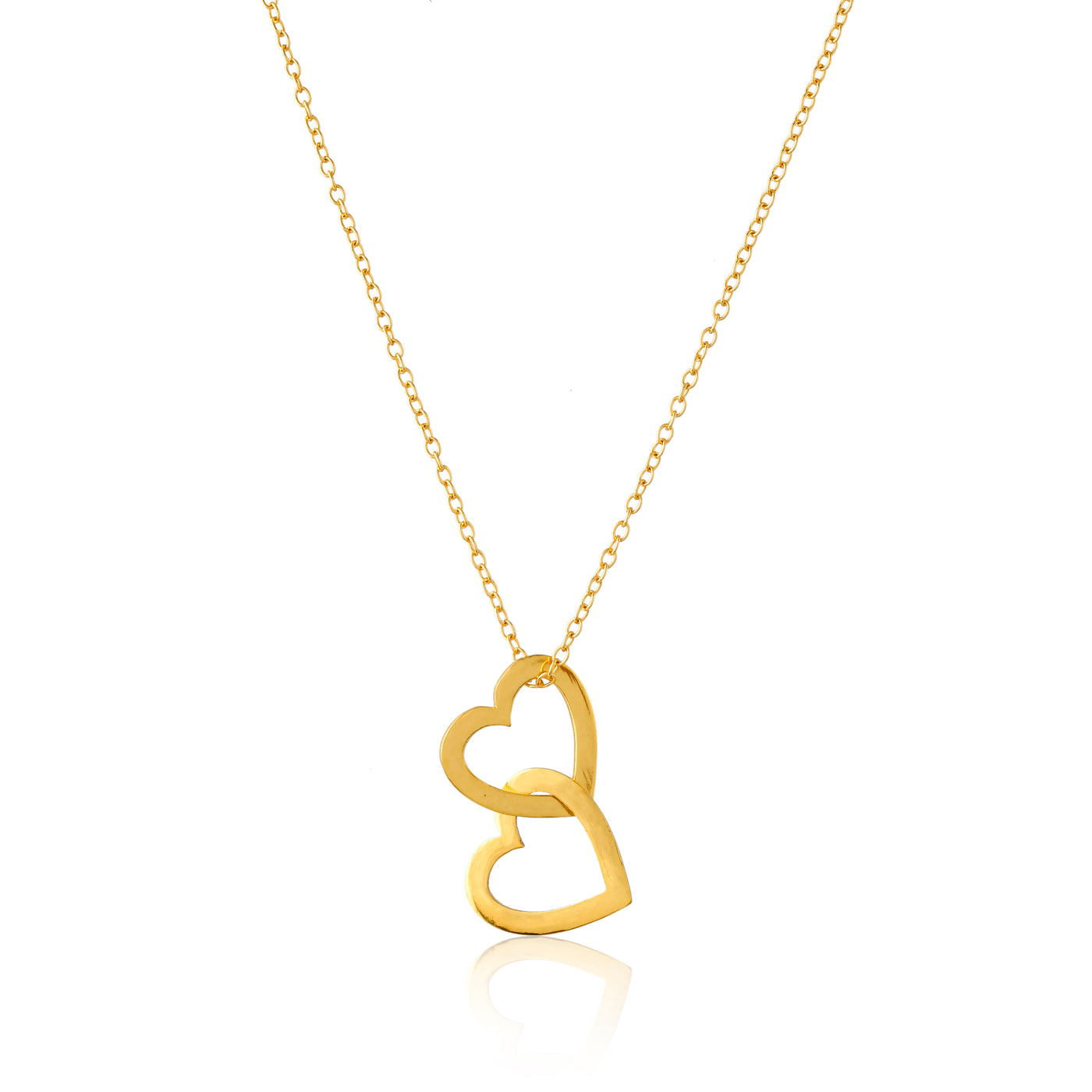 Plain Heart-in-Heart Pendant