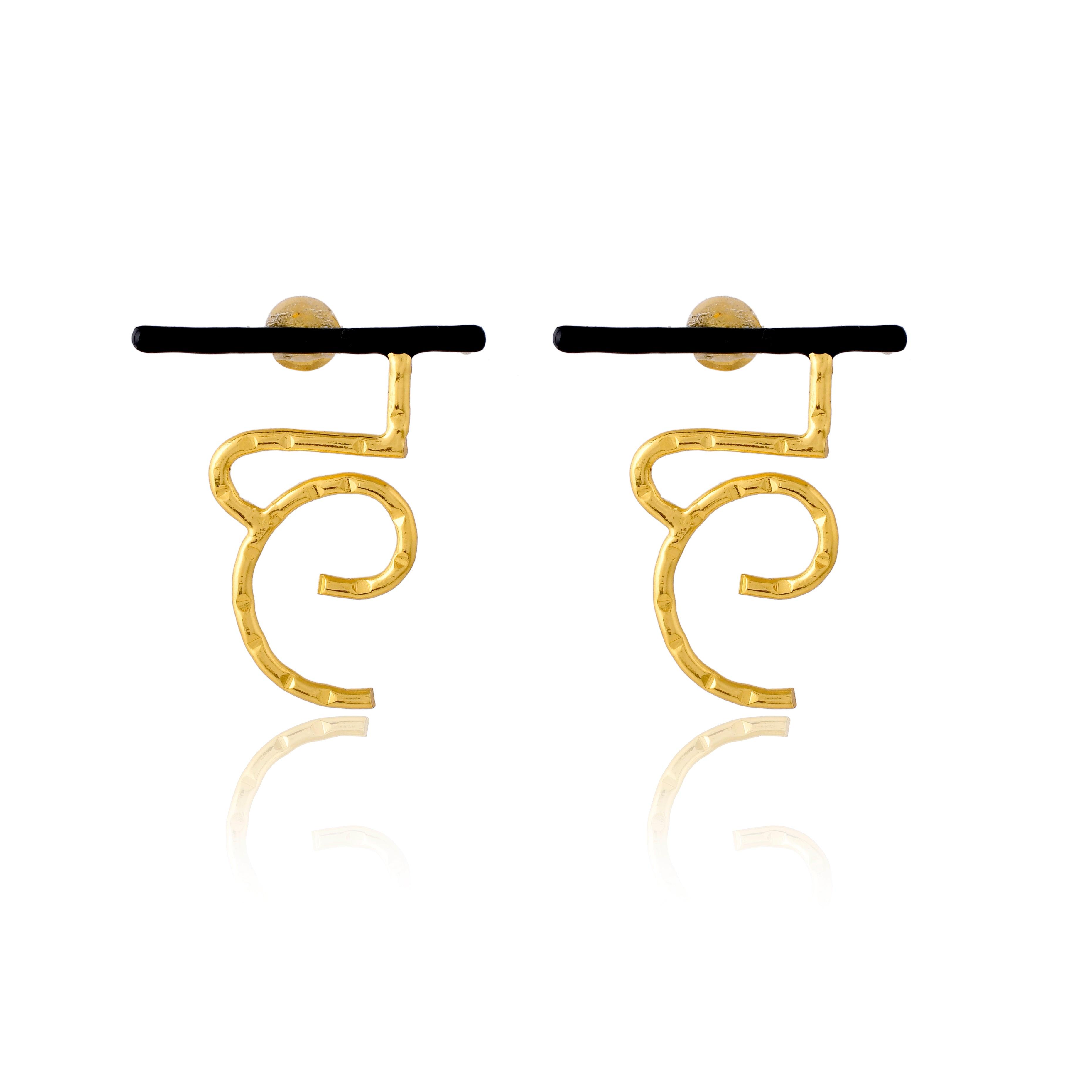 ह Highlighter Earring - Zuriijewels