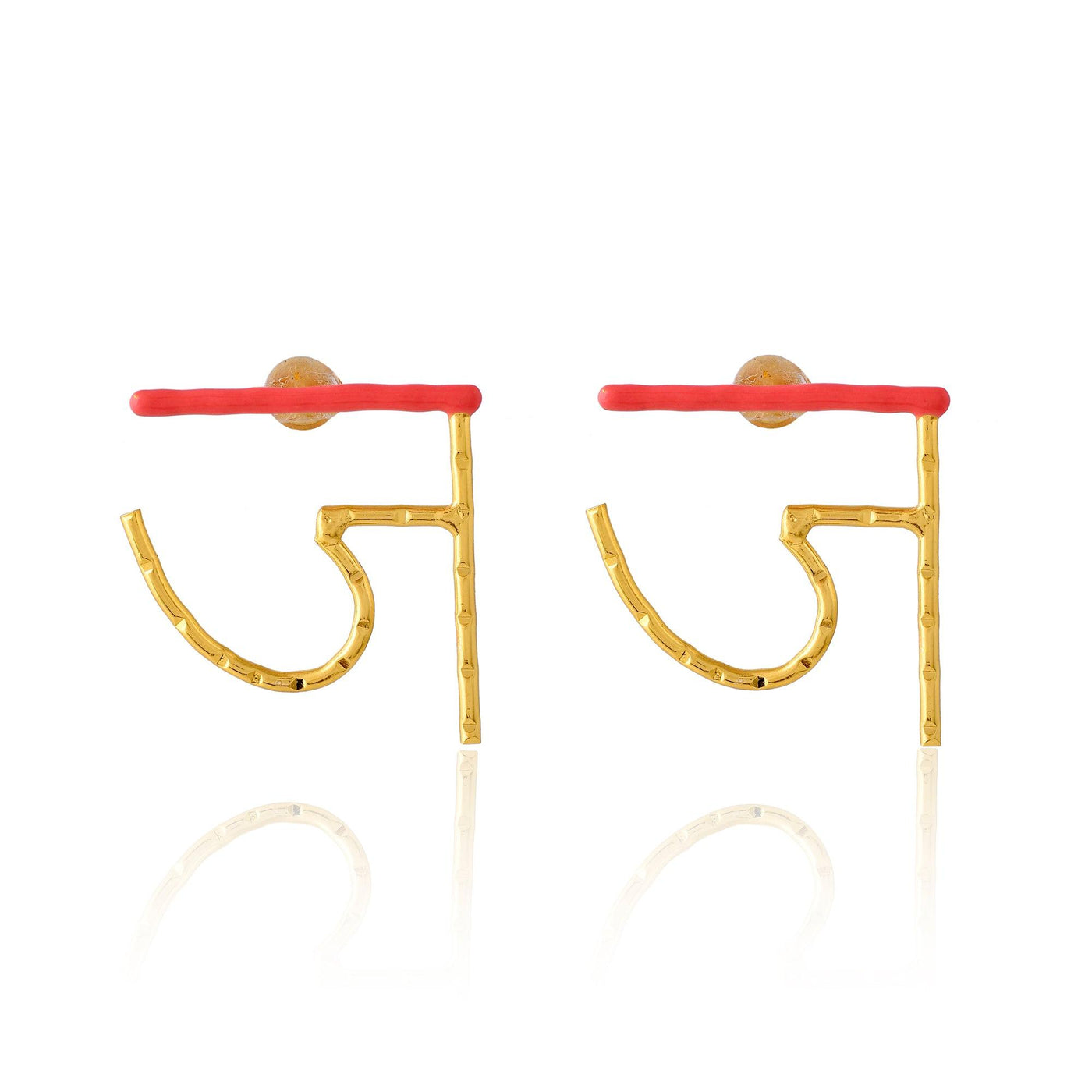 ज Highlighter Earring - Zuriijewels