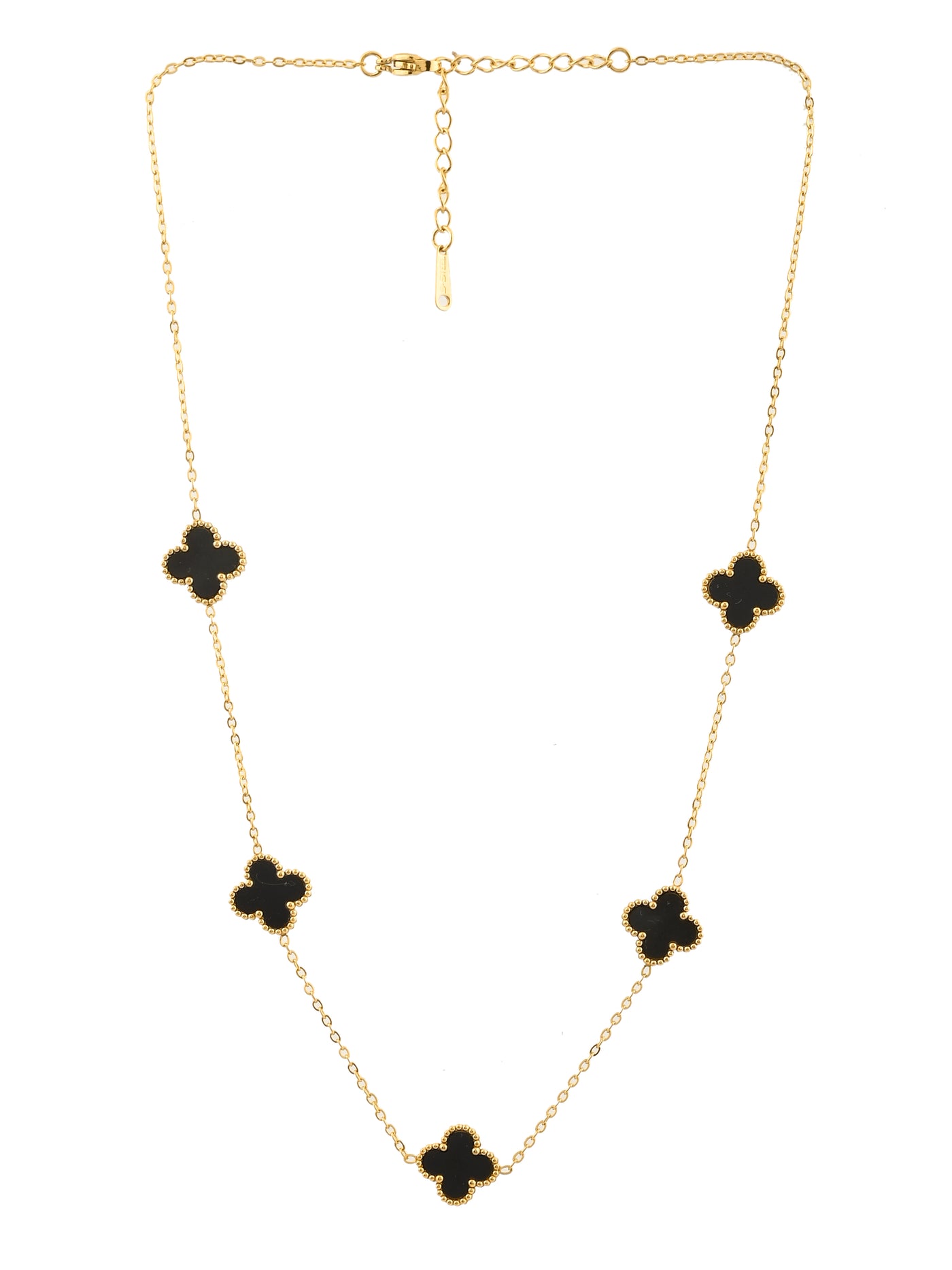 CLOVER LONG CHAIN NECKLACE