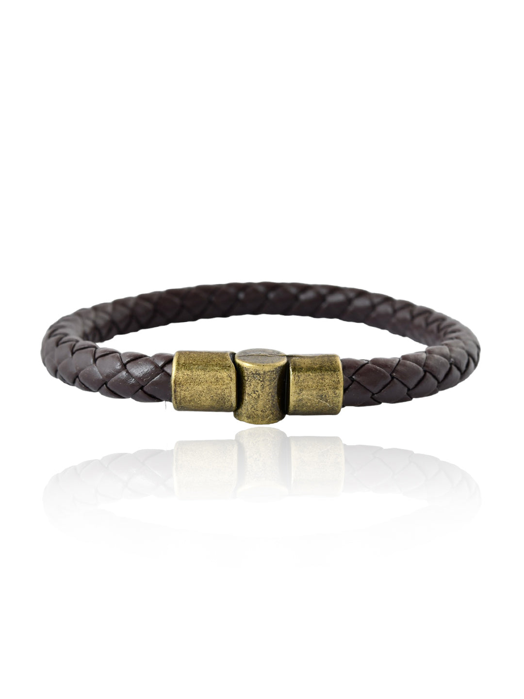 PLAIN CLASSY LEATHER MENS BRACELET