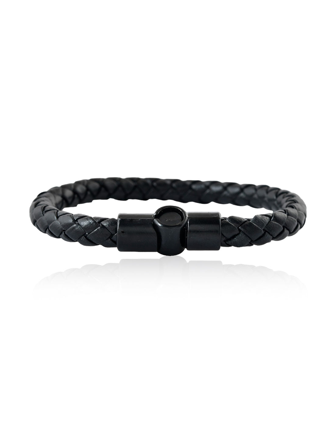 PLAIN CLASSY LEATHER MENS BRACELET