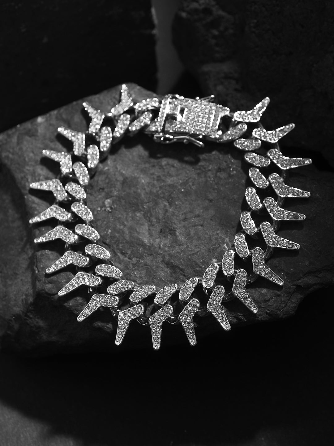 CLASSIC CZ TENNIS MENS BRACELET