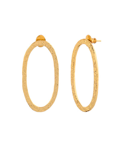 Oval Shaped Earrings