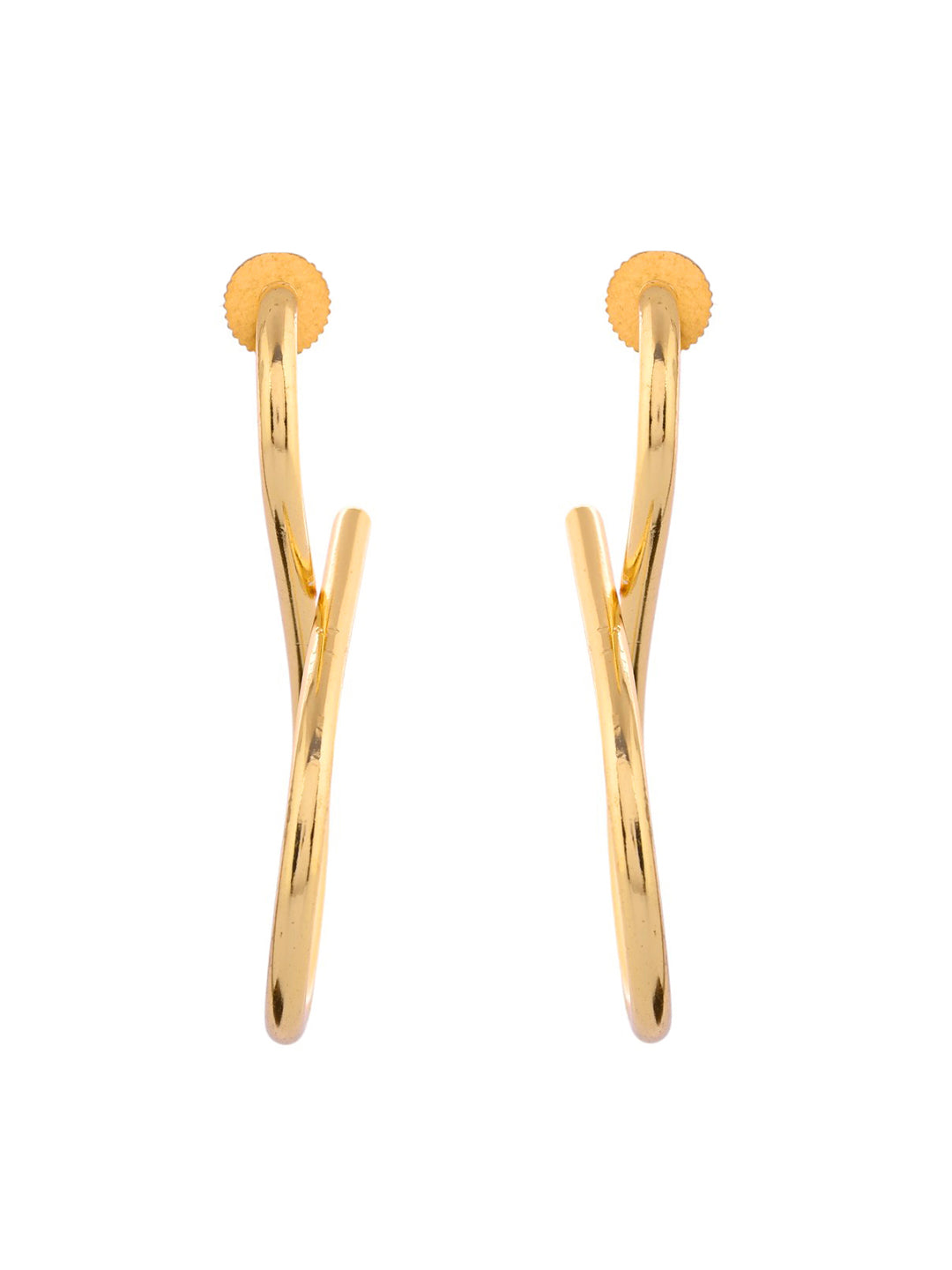 Elongated S Shaped Earrings