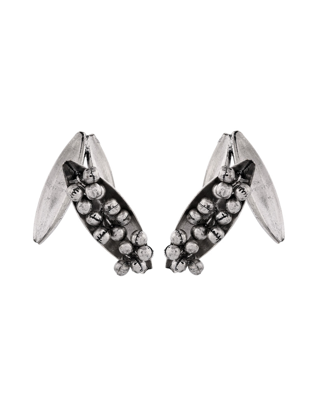 Fancy Boat Shaped Ghungroo Earrings