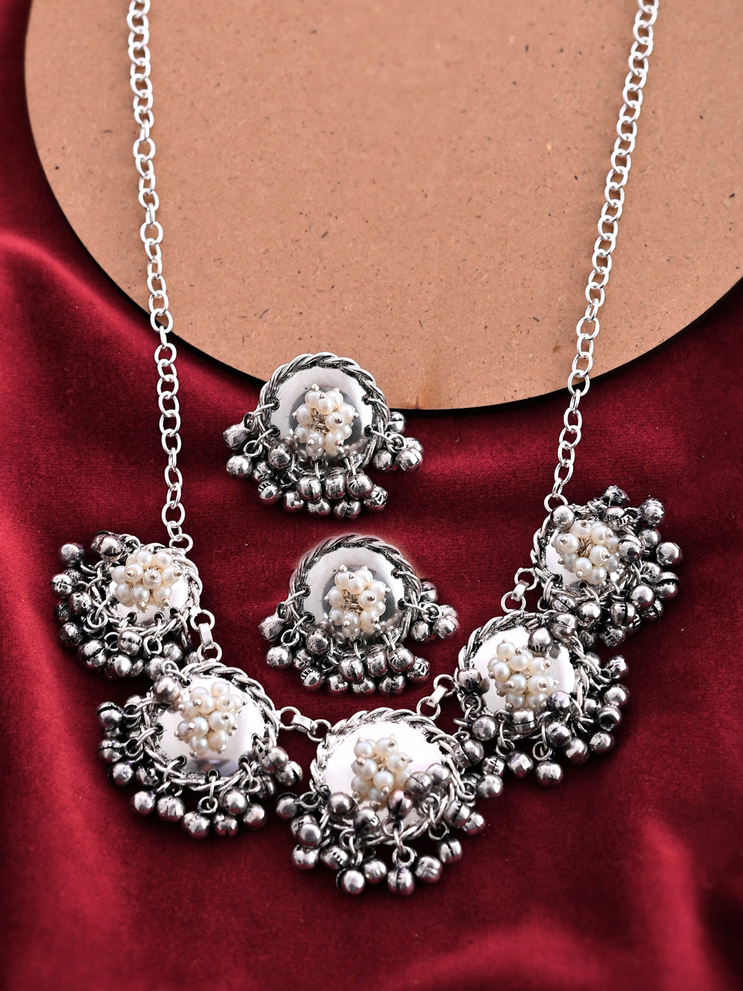 Fancy Round Shaped Ghungroo Necklace