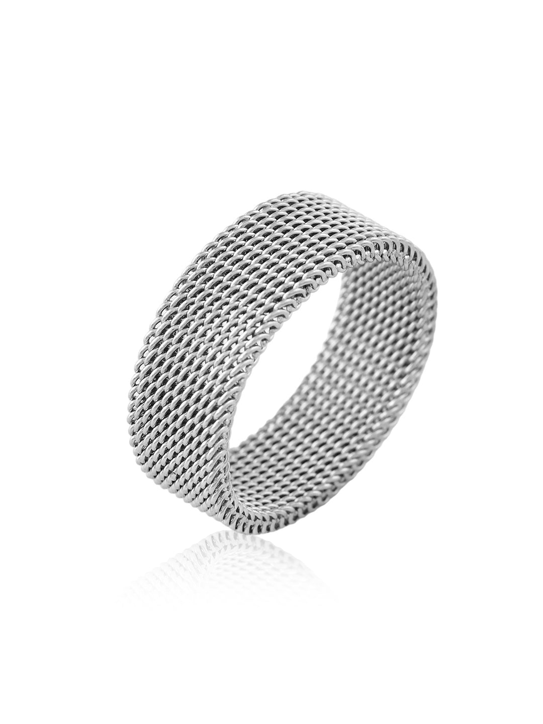 MESH CHAIN MENS RING