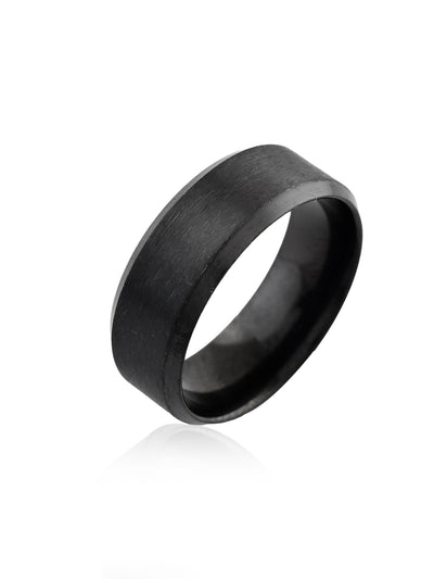 BLACK DOME MENS RING