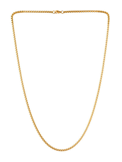 GOLD TENNIS MENS CHAIN