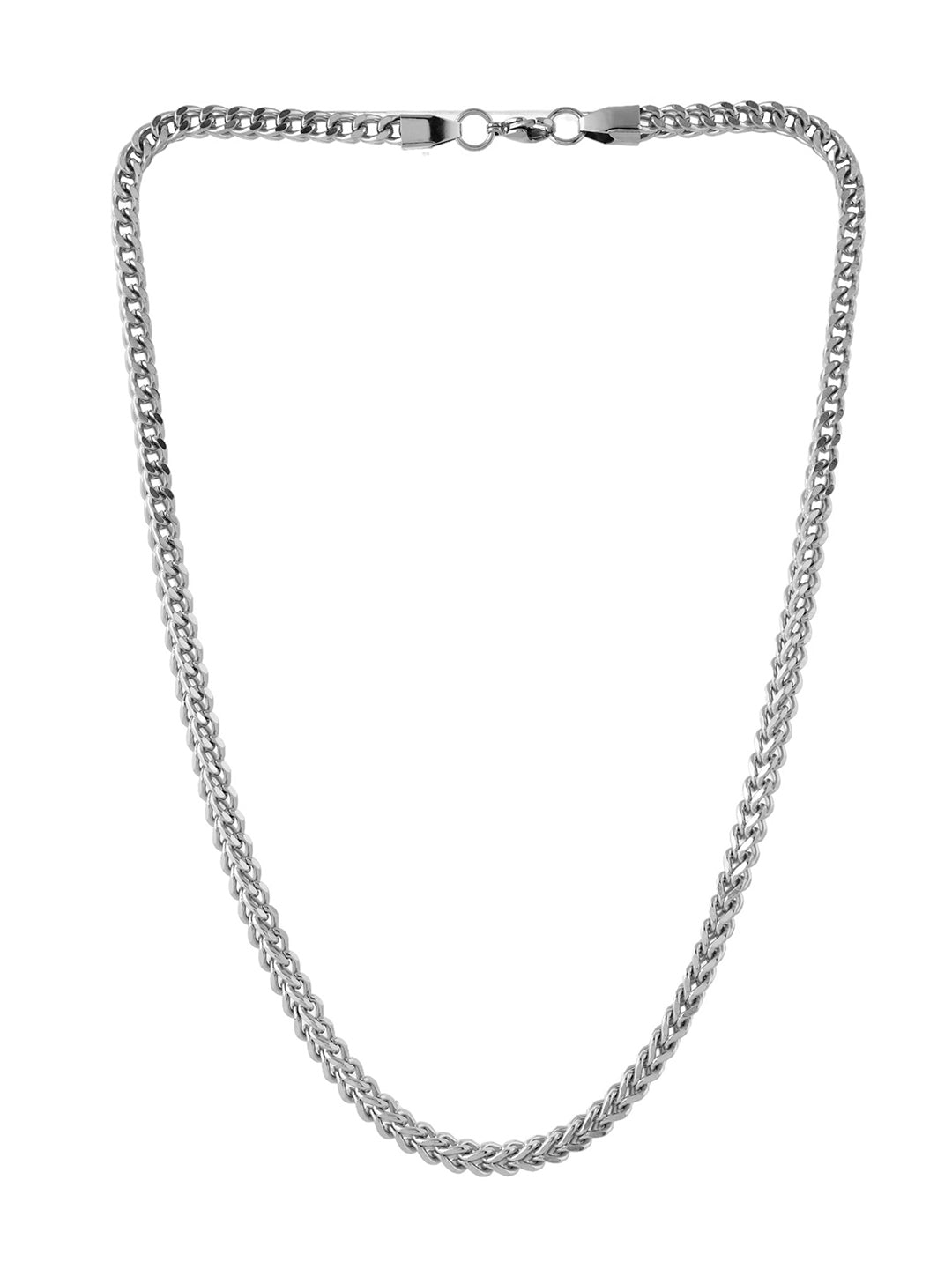 CLASSIC WHITE METAL MENS CHAIN