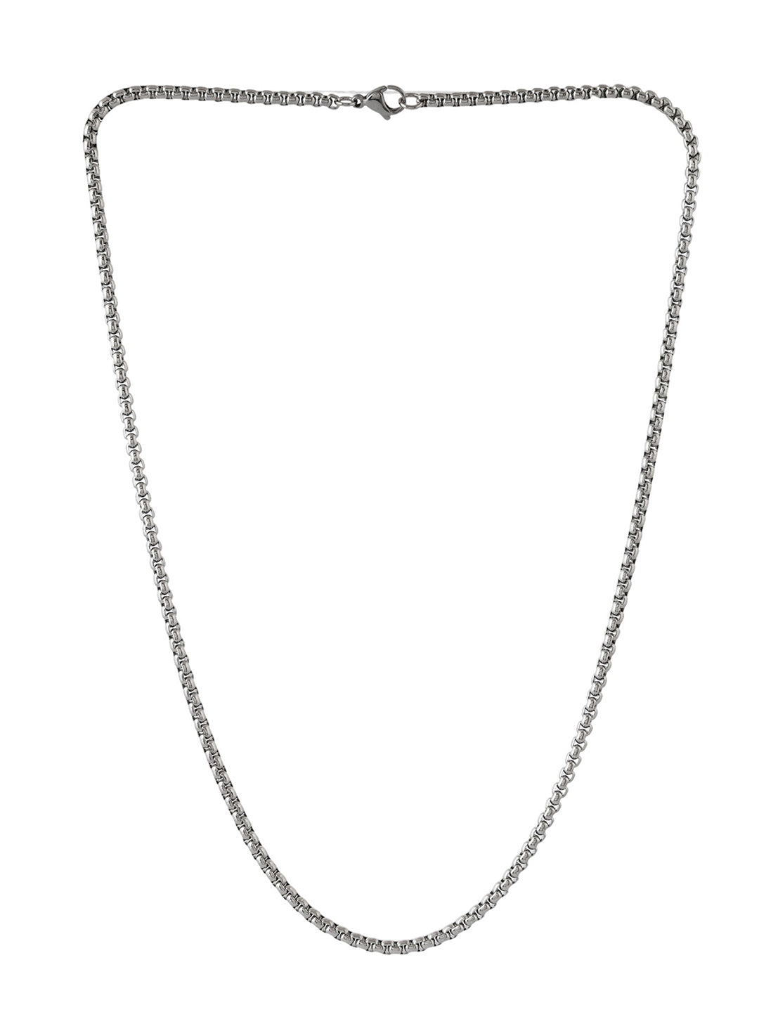 REGULAR WHITE METAL MENS CHAIN