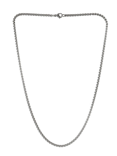 REGULAR WHITE METAL MENS CHAIN