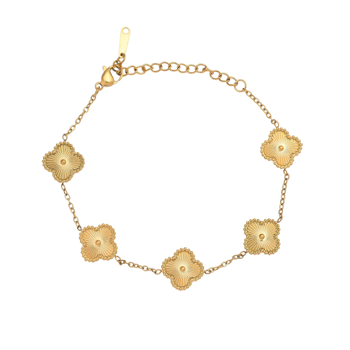 CLOVER GOLDEN CHAIN BRACELET