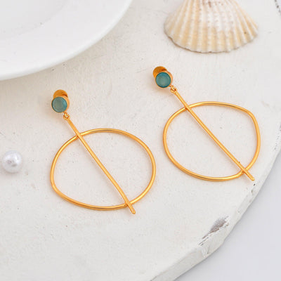 Glided Glamour Earrings - Zuriijewels