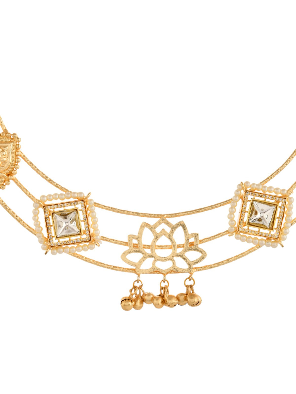 Samsara Kundan Hasli Necklace Set