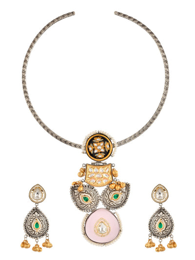 Vaani Kundan Hasli Necklace Set