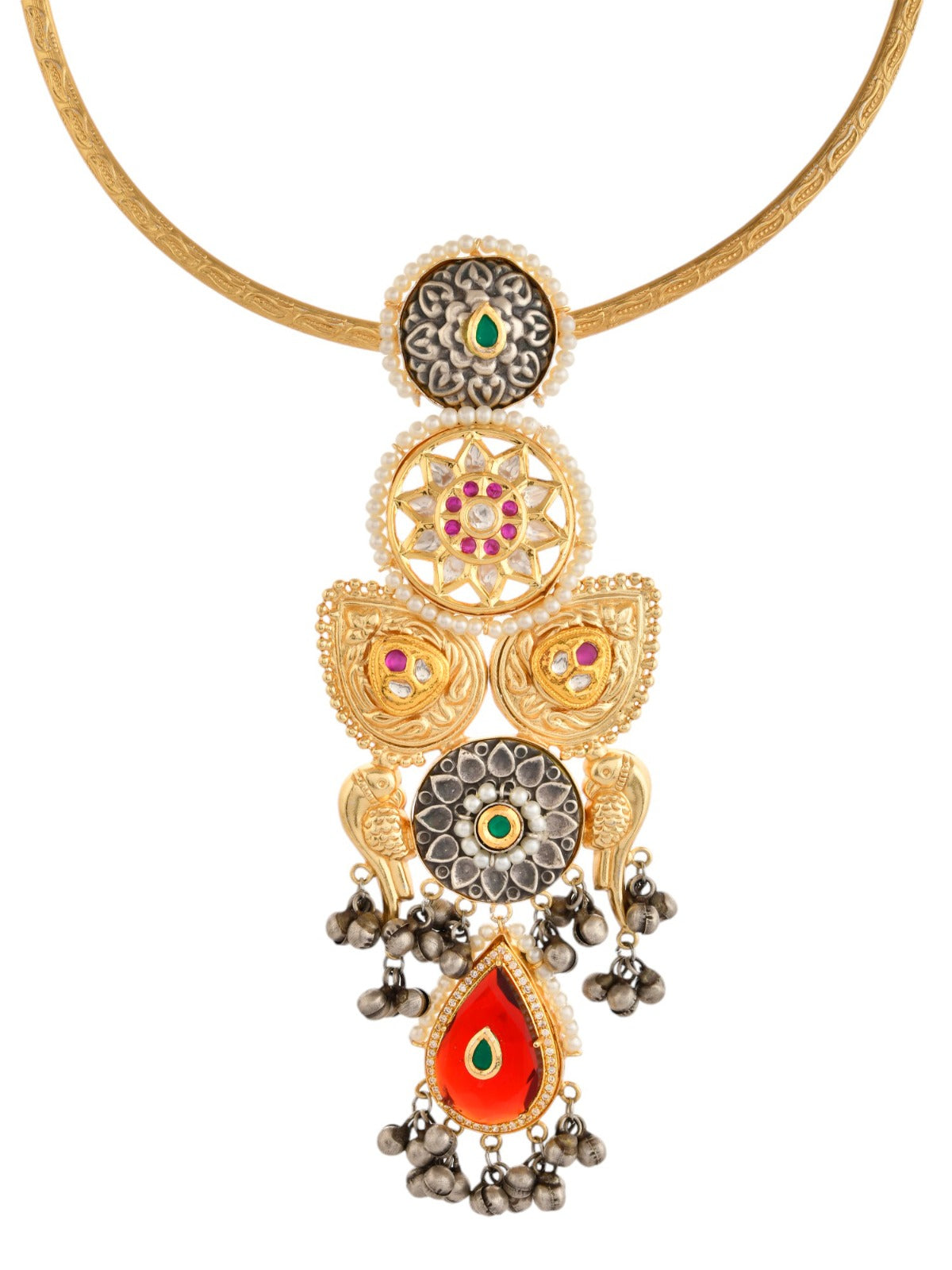 Dilkash Kundan Hasli Necklace Set