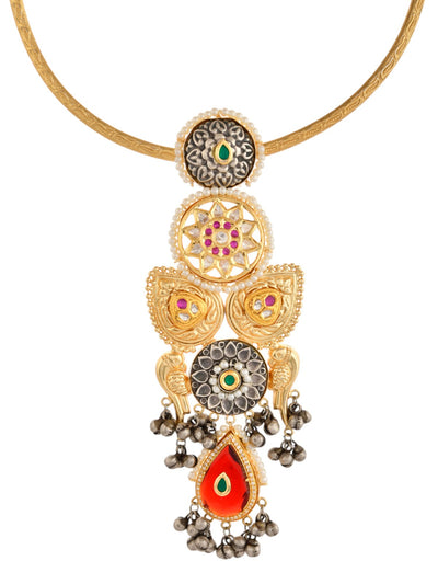 Dilkash Kundan Hasli Necklace Set