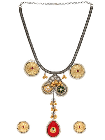 Dilbar Kundan Necklace Set