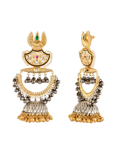 Fizza Jhumki Kundan Earrings