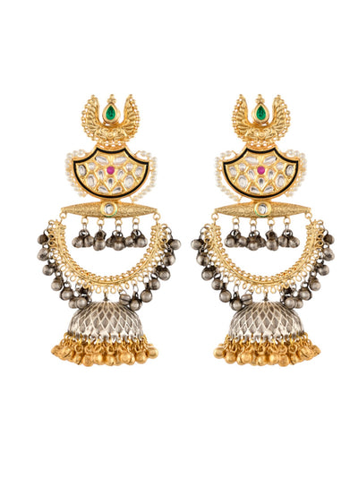 Fizza Jhumki Kundan Earrings