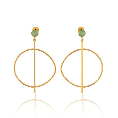 Glided Glamour Earrings - Zuriijewels