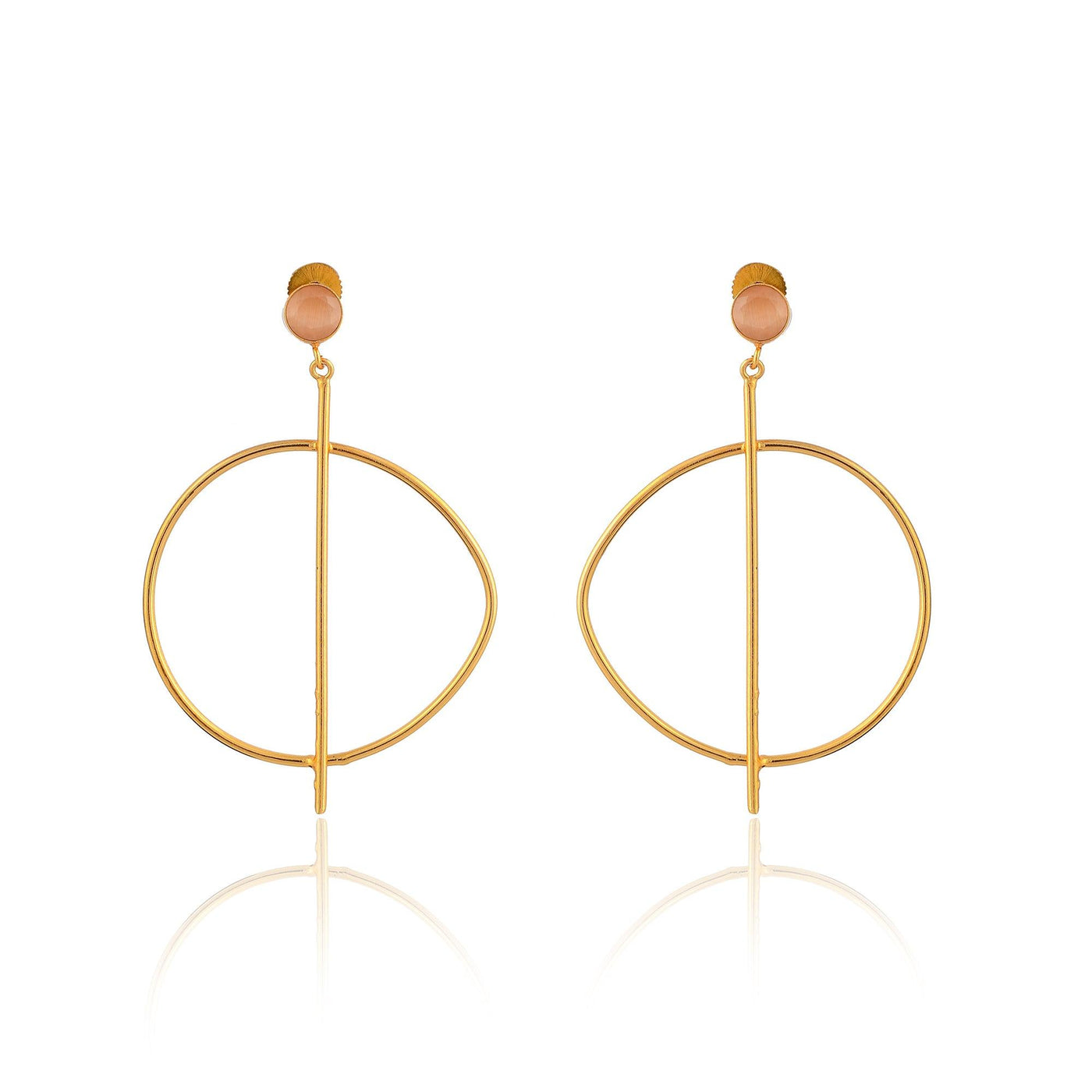 Glided Glamour Earrings - Zuriijewels