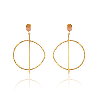 Glided Glamour Earrings - Zuriijewels