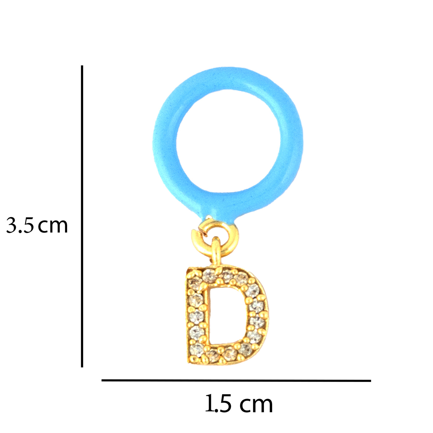 D Enamel Earring