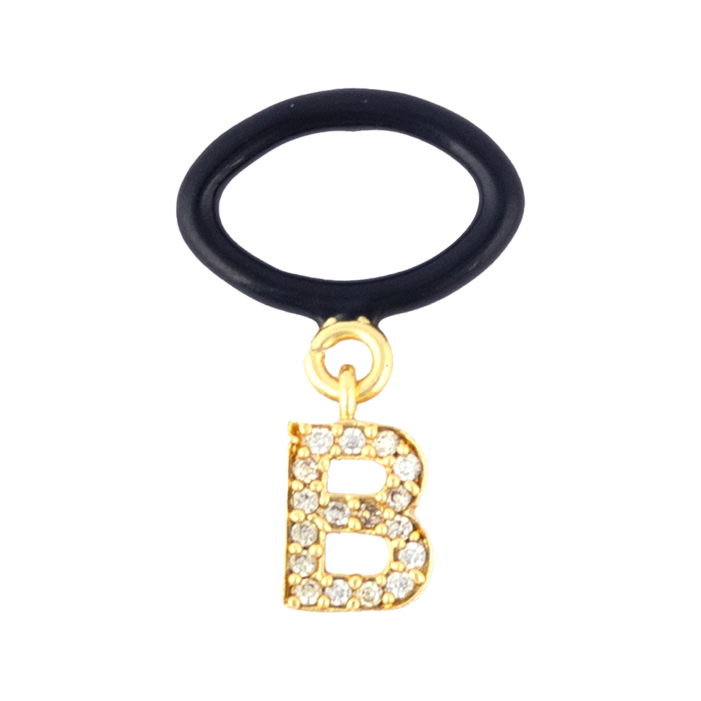 B Enamel Earring