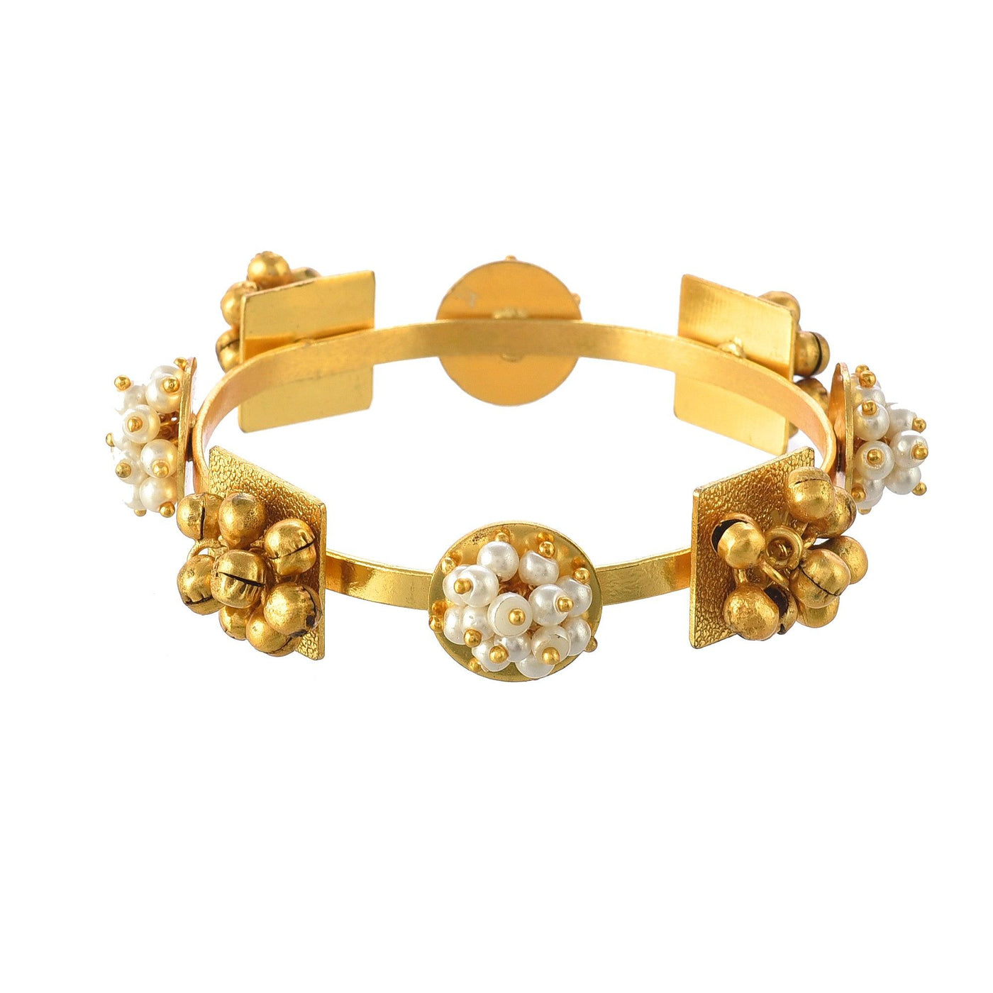 Fancy Square & Round Ghungroo Bangle - Zuriijewels