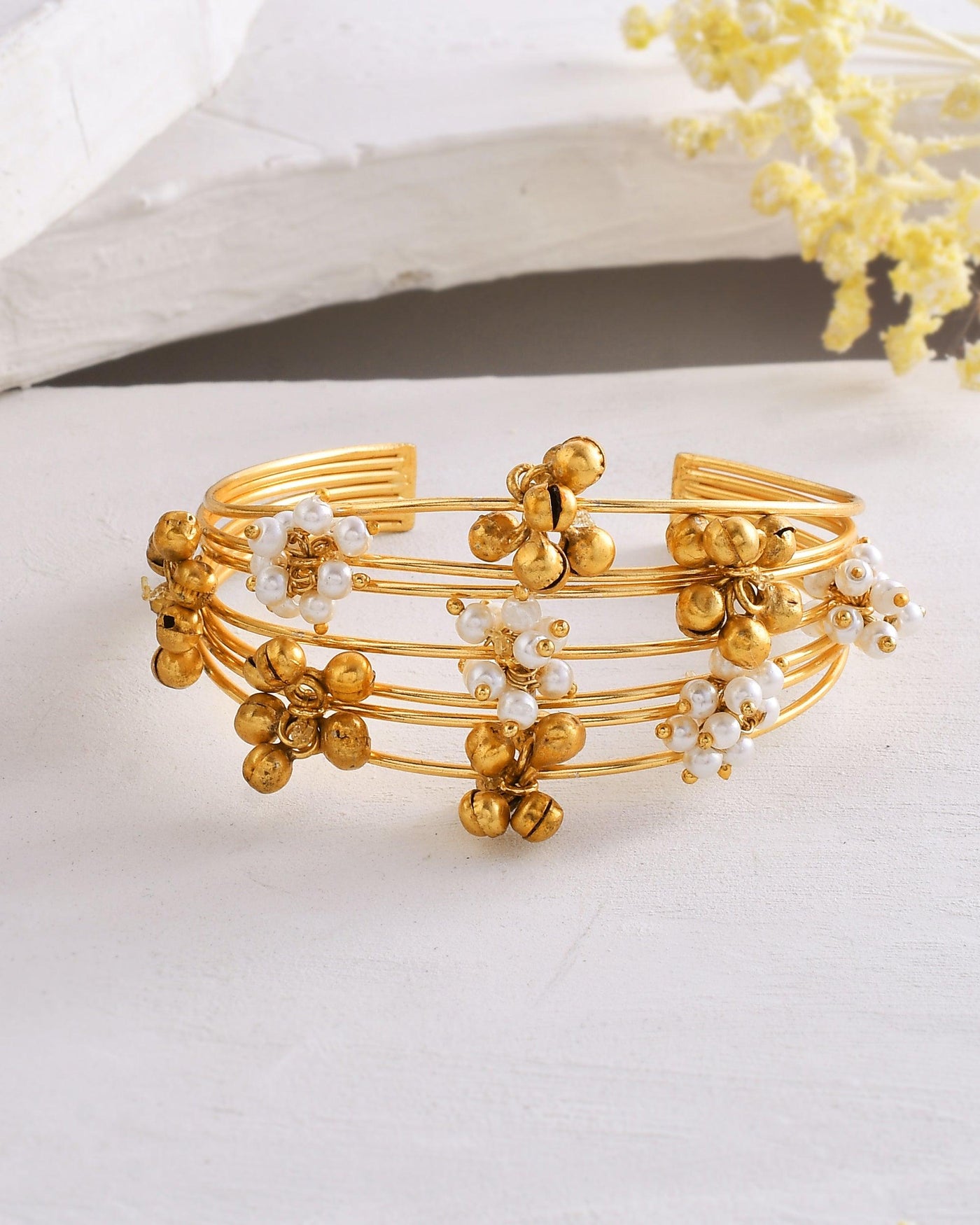 Fancy Multiwire Ghungroo Bracelet - Zuriijewels