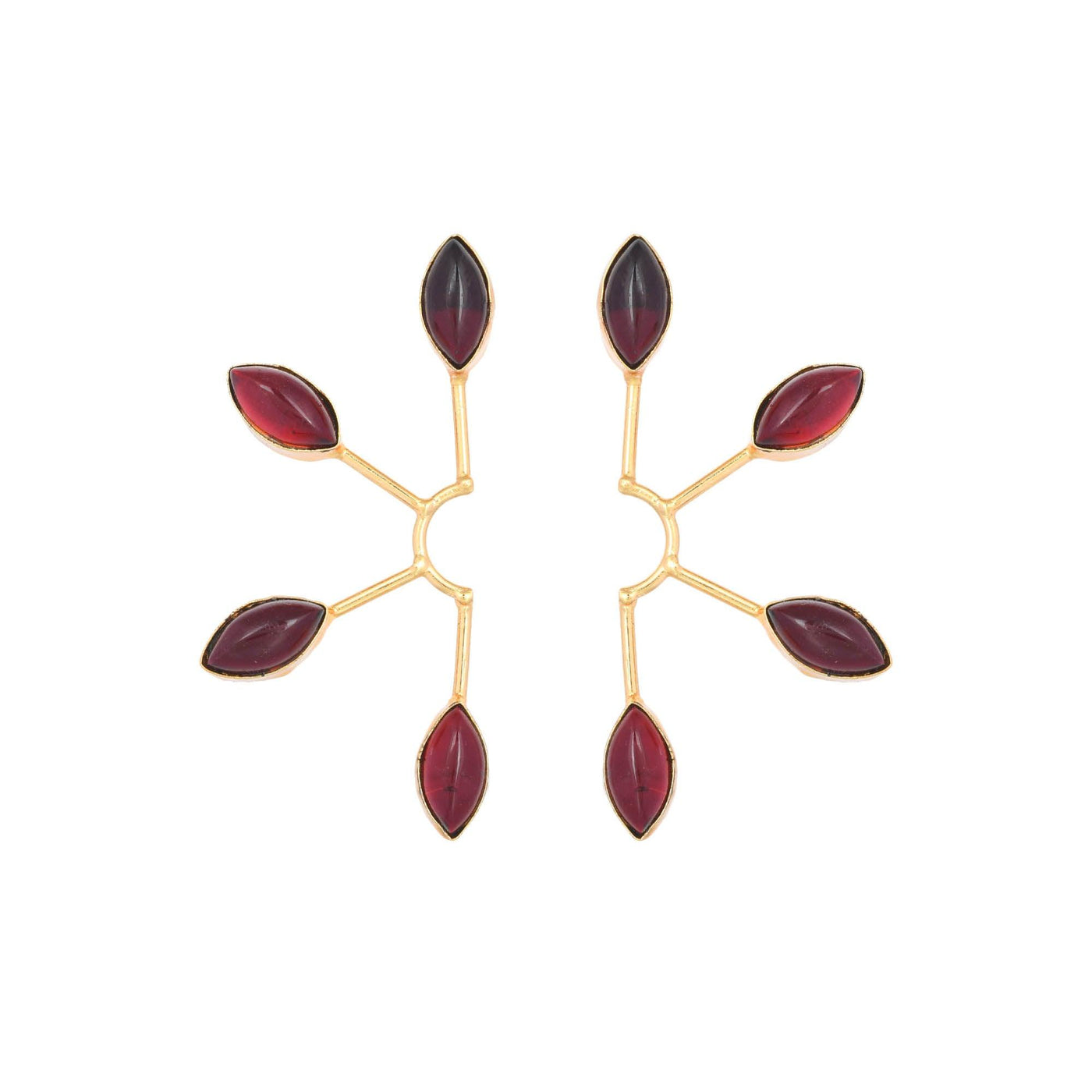 Half Sun Quadra Earring - Zuriijewels