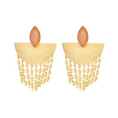 Semi-Circle Twisted Stud Earring - Zuriijewels