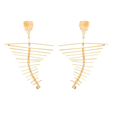 Dancing Shaped Earring - Zuriijewels