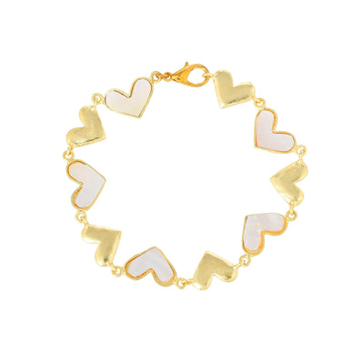 Heart & Heart Bracelet - Zuriijewels